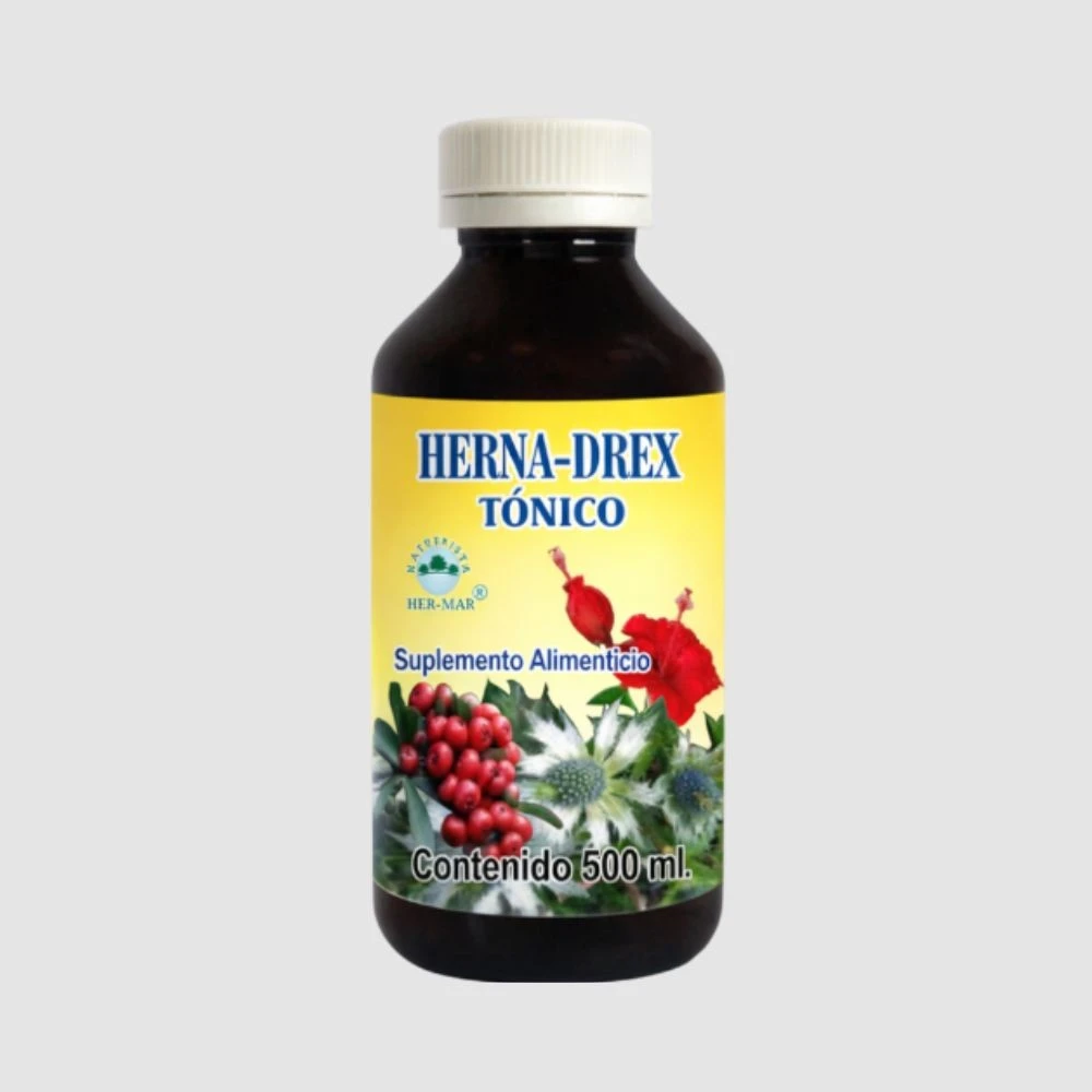 herna drex tonico. cont. 500 ml. suplemento alimenticio. herna drex tonico. cont. 500 ml. suplemento alimenticio.
