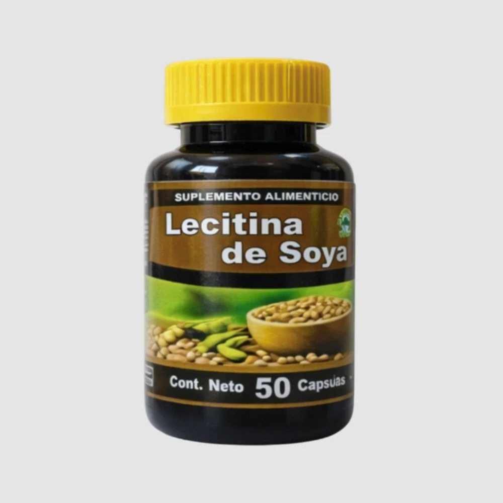 lecitina de soya. cont. net. 50 caps. lecitina de soya. cont. net. 50 caps.