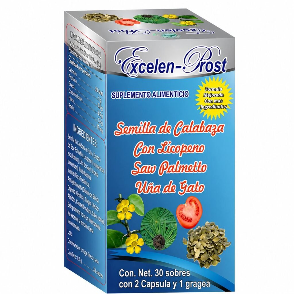 excelen prost cont. net. 30 sobres (2 cápsulas y 1 gragea.)