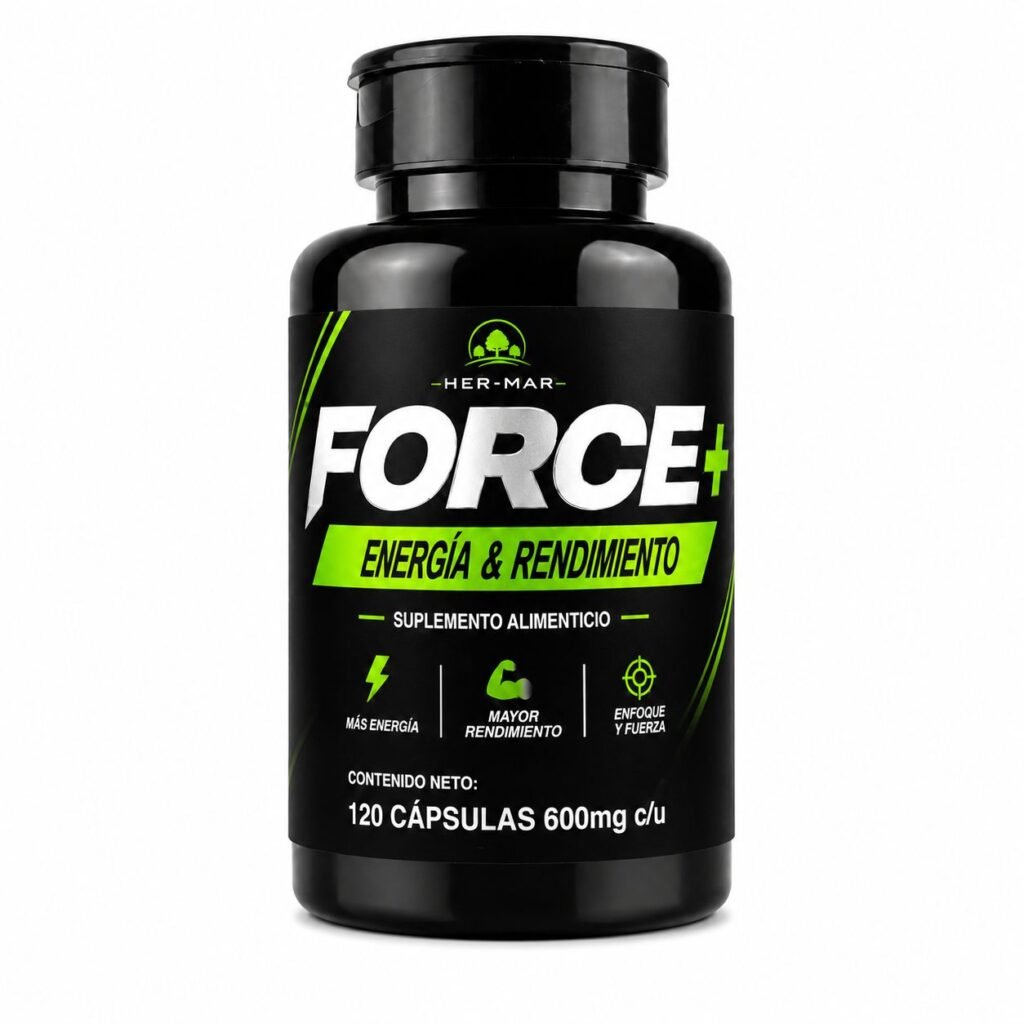force+ energía y rendimiento cont. net. 120 cápsulas